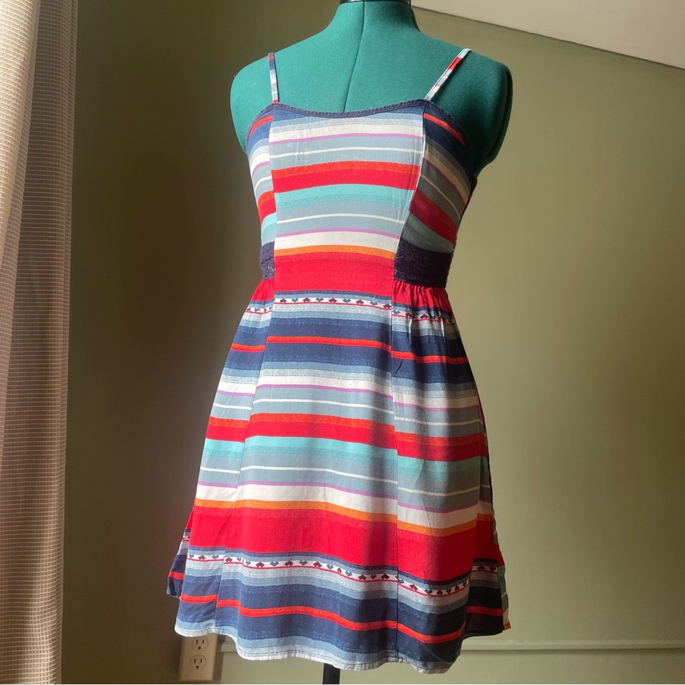 Mossimo Supply Co. Striped Multicolor Dress